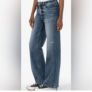Kut from the Kloth wide leg denim jeans